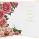Happy Birthday Card for Mom - Double-layer card, Design with Gold Foil text, with envelope and Envelope sticker Heartfelt Message（5.6 x 8.1”）