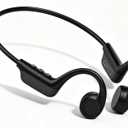 Bone Conduction Sports Headphones 27g Ultra-Light Frame for All-Day Comfort, Bluetooth 6.0, Immersive Sound, Crisp Calls & Video, Trendy Black-Gray, Perfect for Cycling, Gym, Outdoor Sports