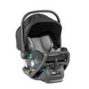 Baby Jogger City Go 2 Infant Car Seat, Baby Travel Car Seat, Included RapidLock Carseat Base, Pike Exclusive Includes Leatherette Handlebar and Premium Fabrics, Slate, Mfd:  01/04/2024