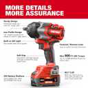Cordless Impact Wrench, 900Ft-lbs (1200N.m) 1/2" Brushless Impact Gun, 20V High Torque Power Impact Driver, 2x4.0Ah Batteries,Brushless Motor 2400 RPM Variable Speeds for Family Car/Pickup Truck/Mower