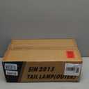 Silscvtt Passenger Side Outer Rear Brake Tail Light Assembly Replacement for 2015-2020 Toyota Sienna Base/L/LE/XLE/Limited Models Red Lens Right Tail Lamp 8155008050 TO2805123