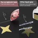 12 Pack Scrapbook Tape, Double Sided Tape Roller for Crafts, Adhesive Glue Runner for Scrapbooking Journal Supplies, Glue Roller School Office Teacher Supply for Kids and Adults, 0.3IN x 26FT