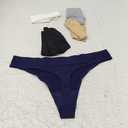 voenxe Seamless Women Underwear Thongs,No Show Ladies Thong,Invisible No Line Breathable Comfortable Panties Undies,Womens No Seam Soft Wide Gusset Tanga,Legging Underpants for Woman 5-Pack XS