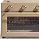 Our Place Large Wonder Oven | 6-in-1 Stainless Steel Air Fryer Toaster Oven Combo with Basket, Rack, Pan & Tray | 3-Rack, 32 QT, Large Capacity - Toast, Roast, Bake, Reheat, Broil & Steam | Steam, 31.7 Quarts