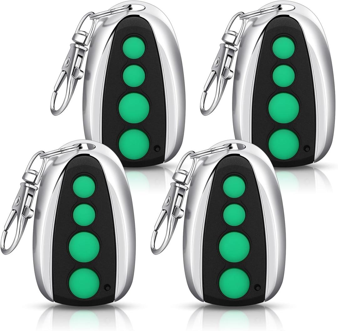 Kingdder 4 Pcs Garage Door Remote Compatible with M12 Garage Opener Transmitter for Automatic Swing Sliding Opener Security Door