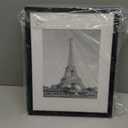 upsimples 11x14 Picture Frame Set of 1, Display Pictures 8x10 with Mat or 11x14 Without Mat, Wall Gallery Photo Frames, Black