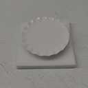 Small Cake Stand for Cupcakes, Donuts, 8 Inch Porcelain Cake Stand for Dessert Table, Vintage Cupcake Platter for Tea Party Decorations, Mini Dessert Display Stand - for 6" Cakes