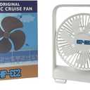 SAILPAK Magnetic Cruise Ship Approved Fan 12000mAh XL Battery LED Light - Approved for all cruise lines
