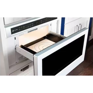 Profile 24 in. 1.2 cu. ft. Microwave Drawer Oven in Stainless Steel with Sensor Cook and Sensor Reheat (15.9375 H x 23.875 W. x 23.3125 D)
