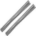 Aluminum Welding Rods, 20-Pack Universal Low Temperature Aluminum Welding Cored Wire for Electric Power, Chemistry, Food, Silver 0.08 x 10in/2 x 250mm (20-pack)
