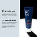 Nip + Fab Glycolic Fix Scrub Extreme (2.5 fl oz) – 6% Glycolic Acid 3-in-1 Facial Exfoliator & Pore Refiner – Deep Cleansing AHA BHA Face Scrub for Brightening & Smoothing