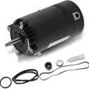 UST1152 Pool Pump Motor 115/230V Round Flange Pool Pump Motor 1.5 HP Fit for Hayward 1 1/2 Horsepower Rating 3450 RPM