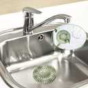 Drain Strainers Hair Catcher Silicone Shower Drain Covers Protector Flexible Material Easy to Install Sink Strainer for Bathroom Tub Shower and Sink - Pack of 4