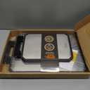 SNOWCLAD Stainless Steel Cutting Board,Double Sided Steel Cutting Board Set for kitchen,Stainless Steel/Wheat straw pp Large for meat,Dishwasher Safe [16 * 11+12 * 8.3 Inch]