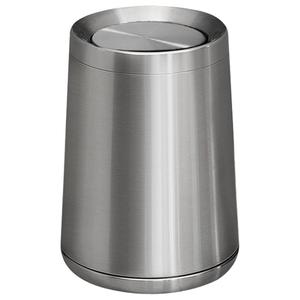 8L/2.1GALbrass Garbage can with Swing lidBrushed Nickel Gold Trash can,Matte Gold Trash can for Bathroom,Powder Room,Bedroom,Laundry Room (silver-32-8l) 8L/2.1GALbrass Garbage can with Swing lidBrushed Nickel Gold Trash can,Matte Gold Trash can for Bathroom,Powder Room,Bedroom,Laundry Room (silver-32-8l)