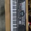 61 Key Portable Electronic Keyboard Piano w/Lighted Full Size Keys, LCD, Headphones, X-Stand, Stool, Music Rest, Microphone, Note Stickers, Built-In Speakers,3 Teaching Modes