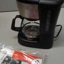 Gourmia Drip Coffee Maker  5 Cup, One-Touch Brew, Pause & Serve, Adjustable 4 Hr Keep Warm, EZ-View Water Window, Black