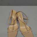 TEAIEUI Women's Wedge Sandals Strappy Heels for Women Comfort Wedges Ankle Strap Square Open Toe Heel Evening Wedding Dress Shoes, Size: 11