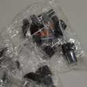 Wedama Spray Bottle, 2 oz Fine Mist Glass Spray Bottle, Little Refillable Liquid Containers for Watering Flowers Cleaning (12 Pack, Amber)