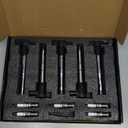 ECCPP 5 ignition coils with 5 iridium Spark Plugs,UF575,for Audi A3 2004-2013,A4 2005-2016 &,for Volkswagen,for Jetta 2005-2015,for Tiguan 2009-2017 & More,2.0L 2.5L,UF575 C1627,6554,5C1684