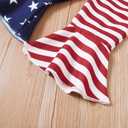 MoryGooder Baby Girl 4th of July Outfit American Flag Outfit for Girls 3-6M