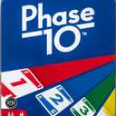 Mattel Games Phase 10 Card Game with Color Blind Accessible Deck in Storage & Travel Tin for Kids, Adults & Families