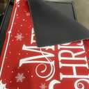 Christmas Stove Top Cover for Electric Stove, Merry Christmas Range Covers, Snowflake Range Top Mats, Glass Cooktop Covers 28x20 inch, Red Cooktop Cover for Kitchen Winter Holiday Home Decor
