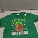 Kids 8th Birthday Gamer Pixel 8 Years Old Video Game Party T-Shirt, Size: M