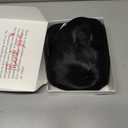 morvally Short Straight Bob Wig Heat Resistant Hair with Blunt Bangs Natural Looking Cosplay Costume Daily Wigs for Women (12", Natural Black)