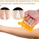 5 x 2pc Fascia Massage Tools, Portable Handheld Myofascial Release Massager for Cellulite Muscle Knots for Deep Tissue Massage Skin Tightening (Yellow)