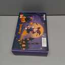 Black Cat Costume for Girls, Halloween Cat Costume Set with Light Up Tutu Skirt, Ears Headband Tail Gloves for Kids