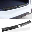 Interior Rear Bumper Protector for Subaru 2024 2025 2026 Crosstrek Car Accessories ABS Plastic Material Carbon Fiber Texture Resistant Trunk Door Entry Guards