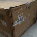 SIMPLIHOME Avalon Storage Ottoman Bench - 48 inch Wide Upholstered Vegan Leather Rectangular Lift-Top Ottoman in Tanners Brown, Contemporary Storage Bench for Living Room with High-Density Foam