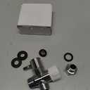 Bidet T Adapter With Shut off Valve, Metal T Valve for Bidet 7/8 x 7/8 x 1/2or 3/8, 3-way Tee Connector Bidet Attachments for Bathroom Installation