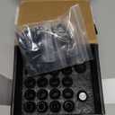 20Pcs Anti Theft Spikes Extended Tuner Wheel/Rims Lug Nut M12X1.5+Socket (Black)