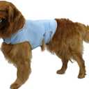 Thunder Jacket for Dogs Anxiety Relief, Dog Anxiety Vest Calming Care for Separation, Thunderstorm, Travel, Fireworks, Vet Visits (Blue L)