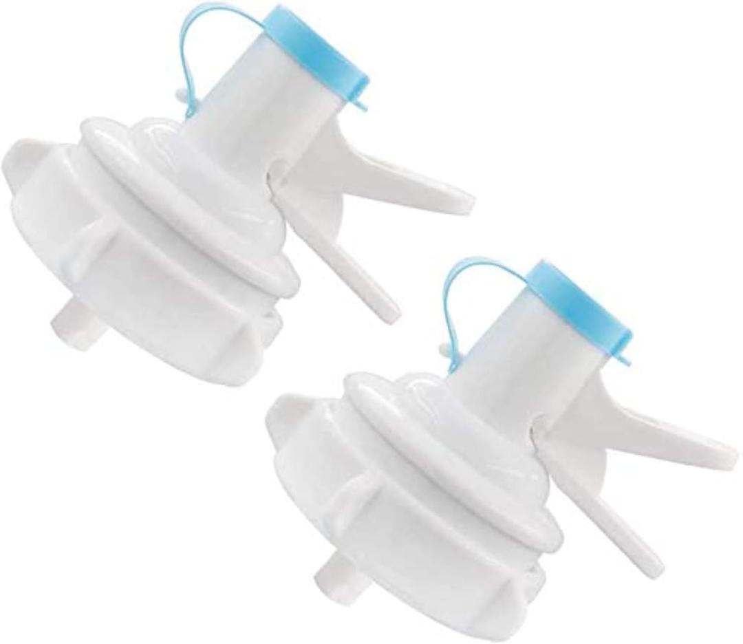 2 Pack Water Jug Dispenser Valve Water Jug Cap Bottle Spout Reusable Plastic Spigot Faucet for 55mm Non Threaded Crown Top Drinking Bottle