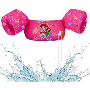 HeySplash Swim Vest for Kids, Toddler Pool Floaties Fit 22-30-40-50-60-66 Lbs, Children Puddle Swimming Jumper Jacket with Safety Buckle, Water Wing Arm Pool Float for Boat Swim Trainer Boy Girl 3-5-6