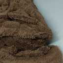 Bedsure GentleSoft Brown Throw Blanket for Couch - Super Soft Cozy Blankets Gifts for Kids Girls, Cute Small Fleece Throws for Bedroom Home Decor, 50x70 Inches