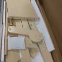 Toddler Step Stool - Adjustable Height Wooden Step Stool for Counter, Kids Kitchen Step Stool, Kitchen Tower for Toddlers, Grows with Your Child, Black