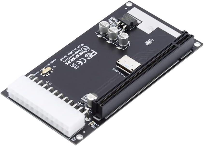 NFHK 4X Oculink SFF-8612 SFF-8611 to PCIE PCI-Express 16x Adapter with ATX 24pin Power Port for Mainboard Graphics Card