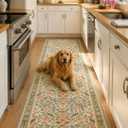 Washable Runner Rug 3x10 FT, Non Slip Hallway Runner Rug, Machine Washable Kitchen Runner, Pet Friendly Long Area Rug for Entryway, Corridor and Living Room