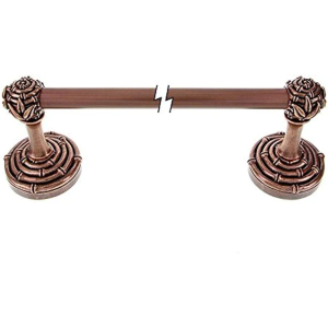 Vicenza Designs TB8007 Palmaria Bamboo Towel Bar 24-Inch Antique Copper