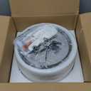 Crystal Ceiling Light, Modern Semi Flush Mount Ceiling Lighting Fixture, 8.89" Round Hallway Lighting Fixtures for Kitchen Entryway Laundry Room, 2-Light, Chrome, XDD007-1-CH