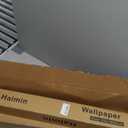 Haimin Fabric Wallpaper Textured Contact Paper (24in X 393in) Grasscloth Wallpaper Peel and Stick Faux Linen Wall Paper Waterproof Vinyl Self Adhesive (Light Brown-1)