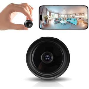 Huatsing 2K Hidden Camera,WiFi Spy Camera,Nanny Cam Hidden Cameras,Mini Cameras for Home,Cloud & SD Storage,App Control with Motion Detection and Night Vision