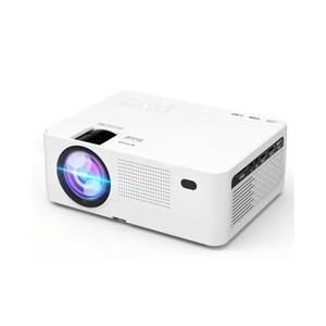 DR. J Professional 6800Lumens LCD Projector Full HD Projector 300" Display, Compatible with TV Stick, HDMI, AV, VGA, PS4, Smartphone for Home Theater, Presentations