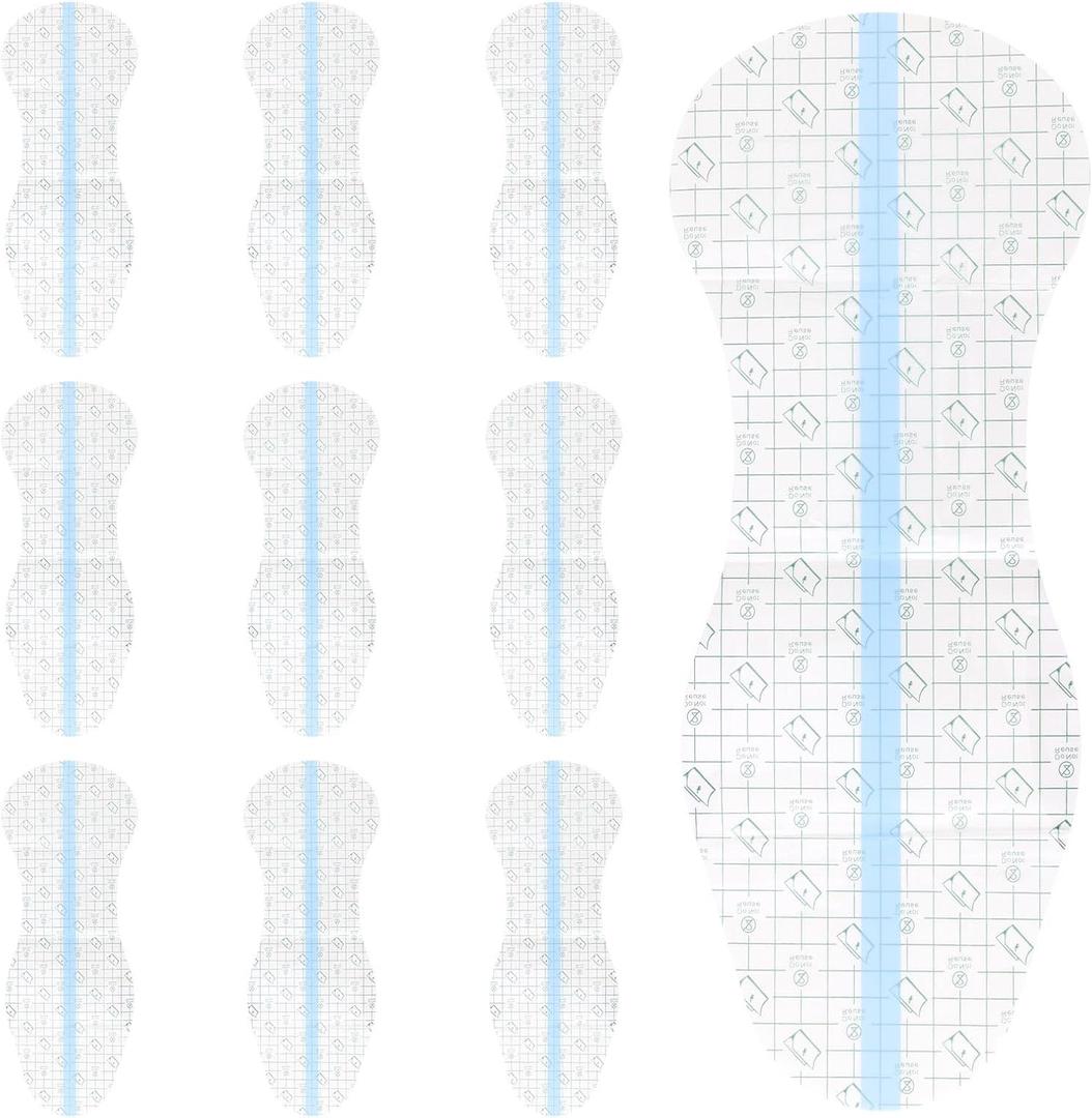 10pcs Waterproof Swimming Pads for Women, Skin-Friendly PU Film Cotton Core Private Protective Patches Waterproof Pads for Swimming Water Park