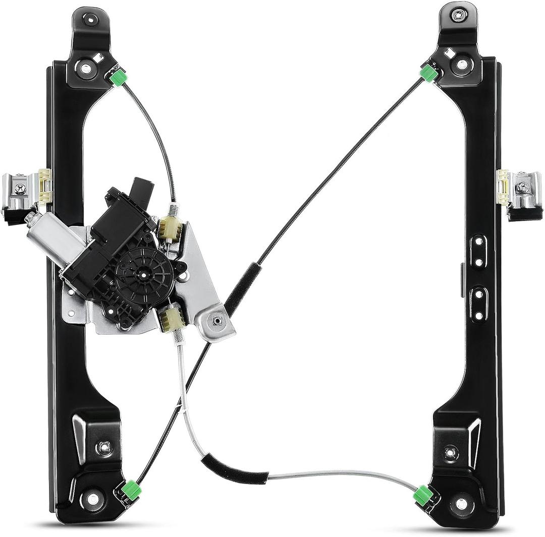 YHTAUTO Front Power Window Regulator Driver Side with 7-Pin Motor Assembly for Cadillac SRX 2010-2015 & Saab 9-4X 2011, Sport Utility