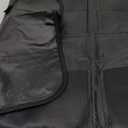 Car Seat Protector - Seat Protection Mat - Thick Padding - Durable, Waterproof Fabric, Leather Reinforced Corners & 3 Pockets for Handy Storage Black